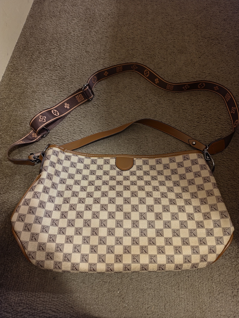 Checkered Purse